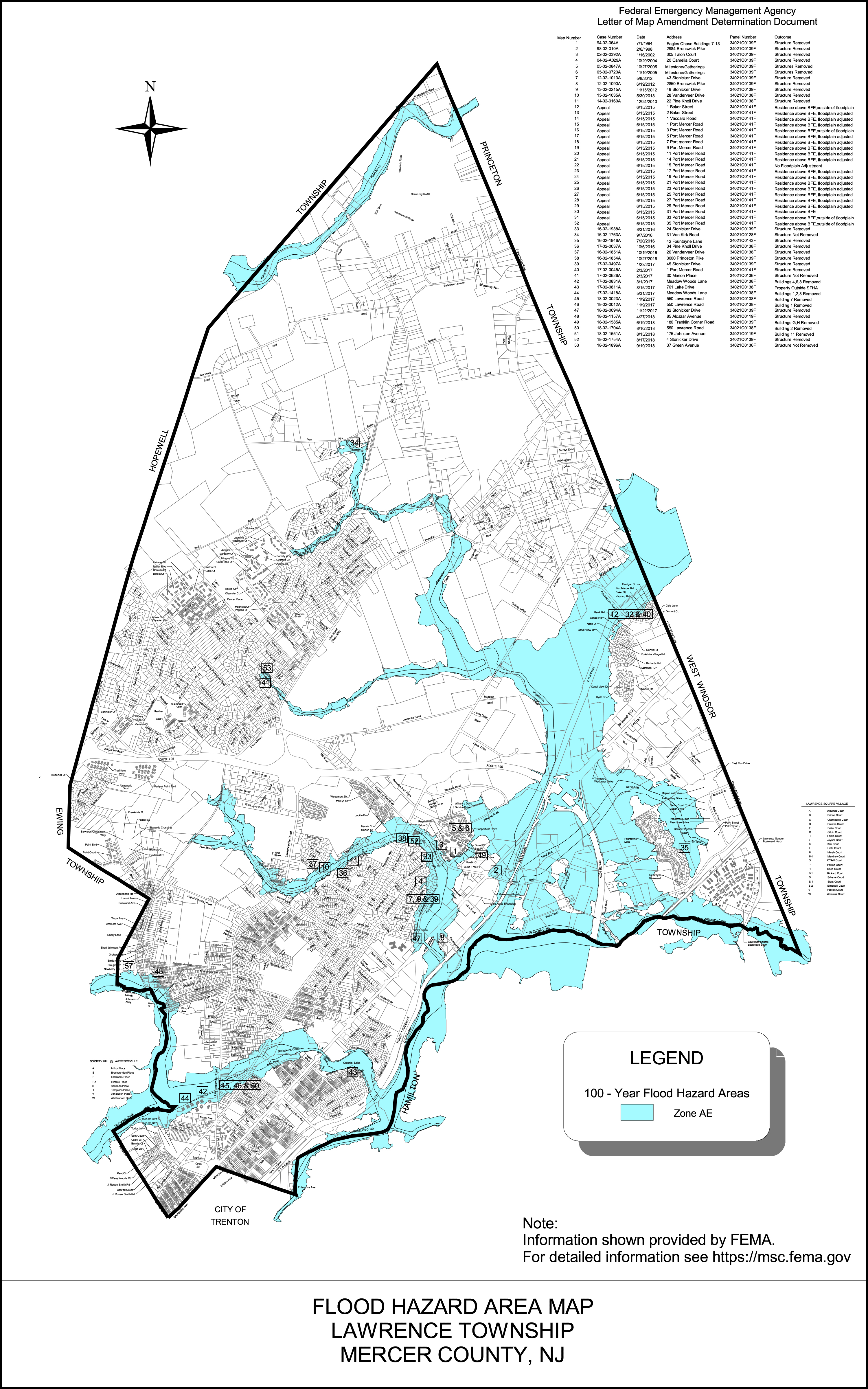 lawrence township nj tax map